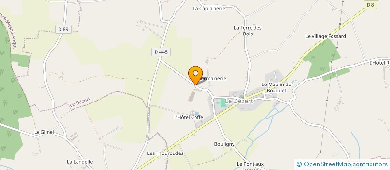 localisation de l'entreprise GAEC MAZIER à LE DEZERT