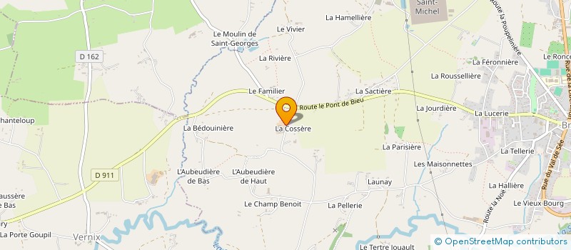 localisation de l'entreprise GAEC MC RIVIERE à BRECEY