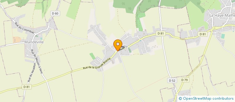 localisation de l'entreprise GAEC MEEUS  VRAIVILLE