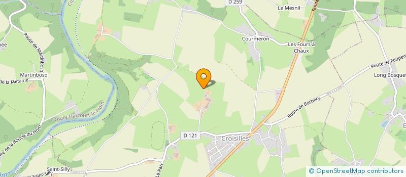 localisation de l'entreprise GAEC MEILINK à CROISILLES