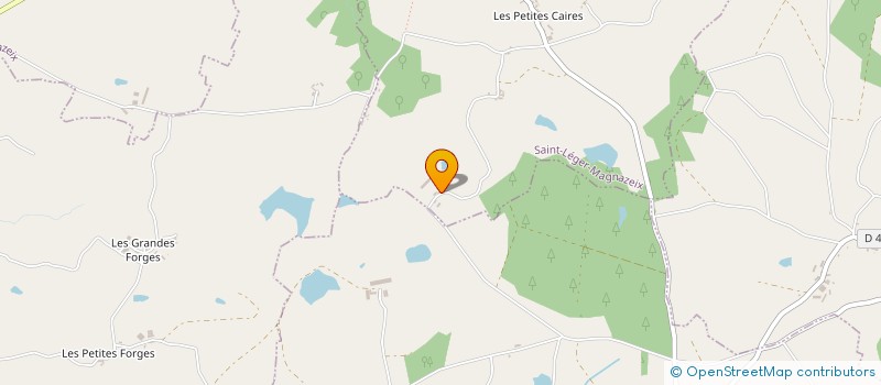 localisation de l'entreprise GAEC MEISSONNIER PERE ET FILS à SAINT-LEGER-MAGNAZEIX
