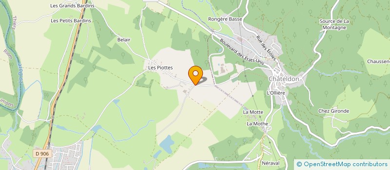 localisation de l'entreprise GAEC MELEY à PUY-GUILLAUME