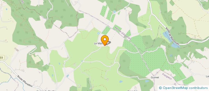 localisation de l'entreprise GAEC MENASPA  AURADOU