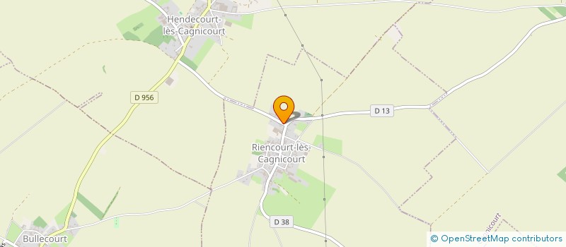 localisation de l'entreprise GAEC MERCIER  RIENCOURT-LES-CAGNICOURT