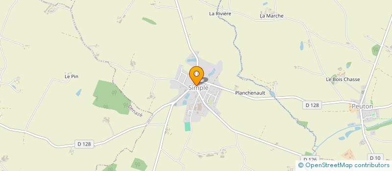 localisation de l'entreprise GAEC METAIRIE  PEUTON