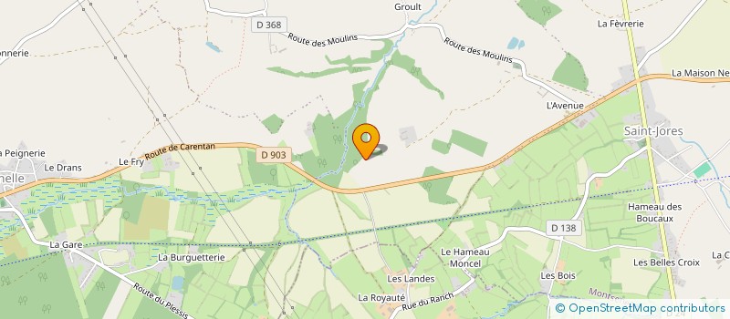 localisation de l'entreprise GAEC MF DEMAISONS  MONTSENELLE