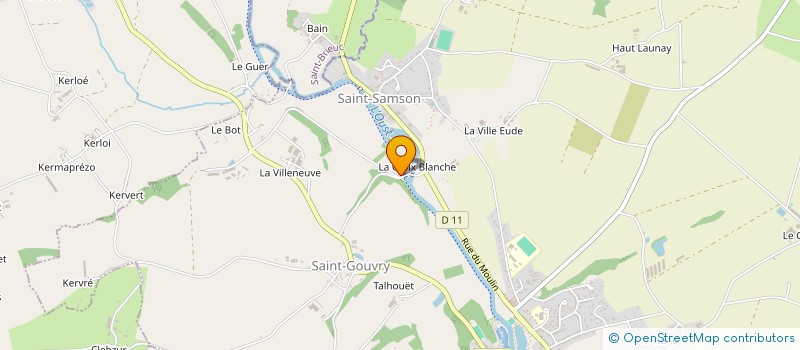 localisation de l'entreprise GAEC MICHARD à ROHAN