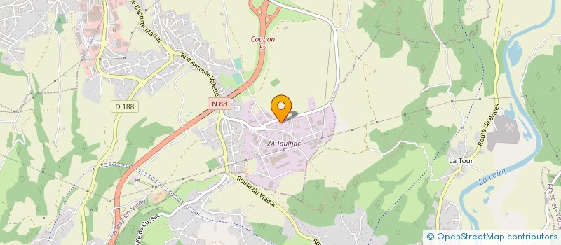 localisation de l'entreprise GAEC MILLE ET UNE FLEURS  LE PUY-EN-VELAY