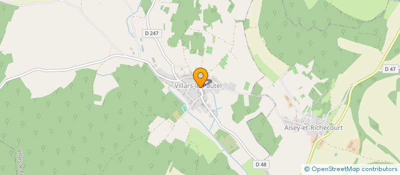 localisation de l'entreprise GAEC MINEL à VILLARS-LE-PAUTEL