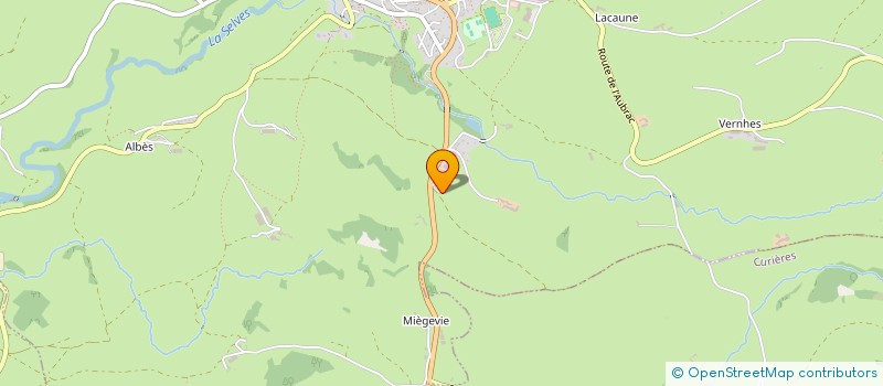 localisation de l'entreprise GAEC MIQUEL-CERVEL à LAGUIOLE