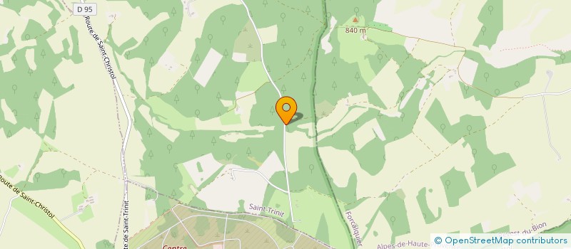 localisation de l'entreprise GAEC MIRAS  SAINT-TRINIT