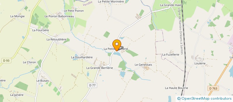 localisation de l'entreprise GAEC MIRODO à MONTAIGU-VENDEE