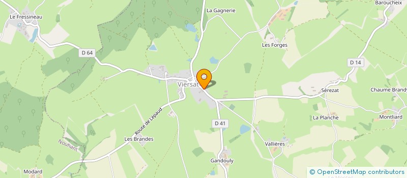 localisation de l'entreprise GAEC MISSIOUX  VIERSAT