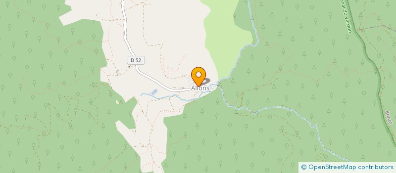 localisation de l'entreprise GAEC MISTRAL PERE ET FILS  ALLONS