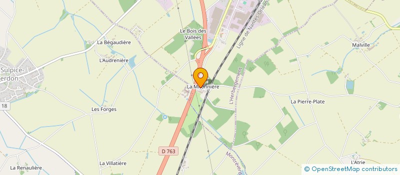 localisation de l'entreprise GAEC MITONNIERE à L'HERBERGEMENT