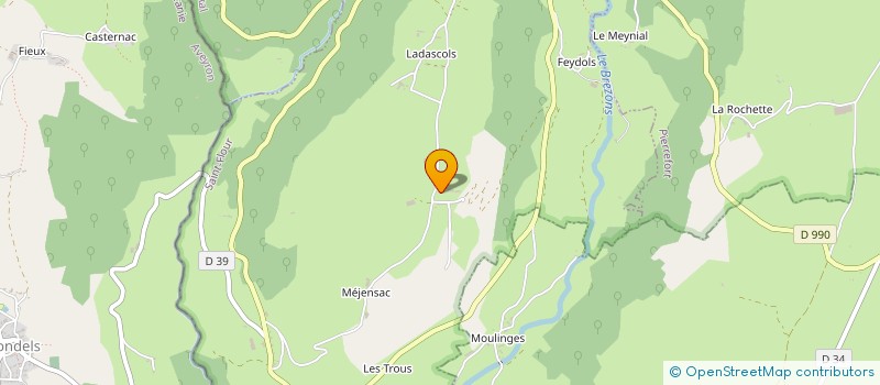 localisation de l'entreprise GAEC MODENEL DE BUZERT à SAINT-MARTIN-SOUS-VIGOUROUX