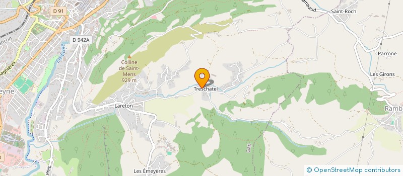 localisation de l'entreprise GAEC MON REVE  GAP