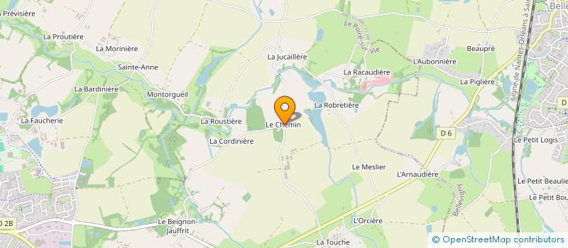 localisation de l'entreprise GAEC MONCHEMIN à LE POIRE-SUR-VIE