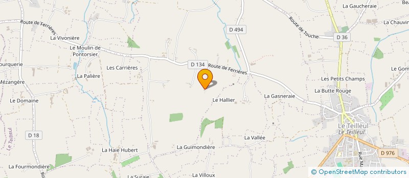 localisation de l'entreprise GAEC MONDHER à LE TEILLEUL