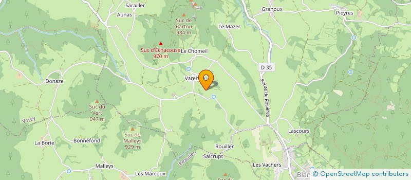 localisation de l'entreprise GAEC MONIEL à CHAMALIERES-SUR-LOIRE