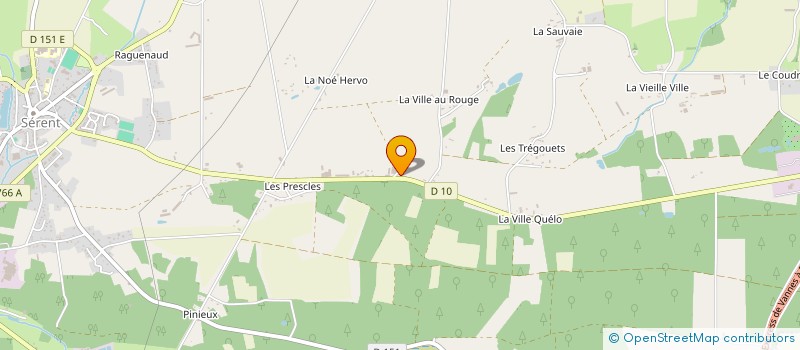 localisation de l'entreprise GAEC MONNERAYE HOLSTEIN à SERENT