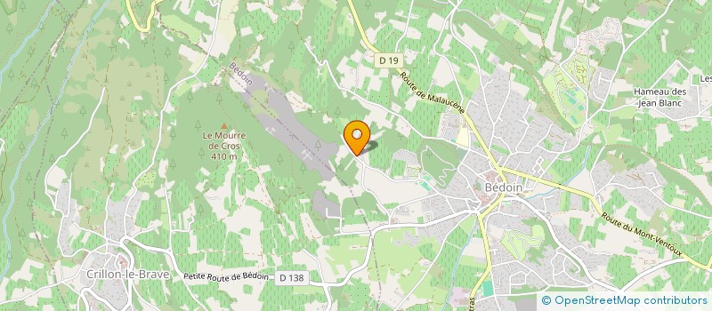 localisation de l'entreprise GAEC MONTAGARD FERRER à BEDOIN