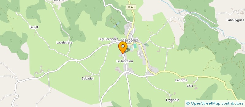 localisation de l'entreprise GAEC MONTARNAL à MARCOLES