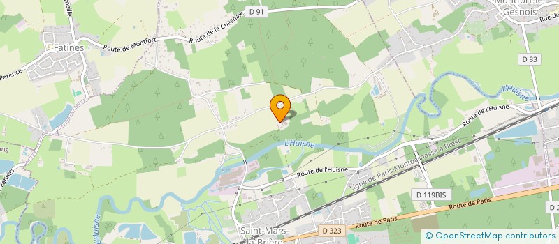 localisation de l'entreprise GAEC MONTBESLIN à SAINT-MARS-LA-BRIERE
