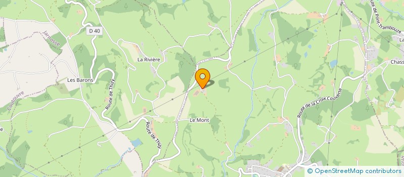 localisation de l'entreprise GAEC MONTBETRA à GRESLE (LA)