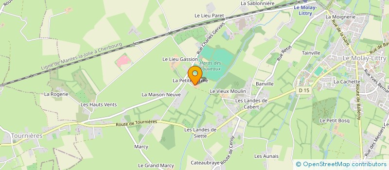 localisation de l'entreprise GAEC MONTIGNY à SAINTE MARGUERITE D'ELLE