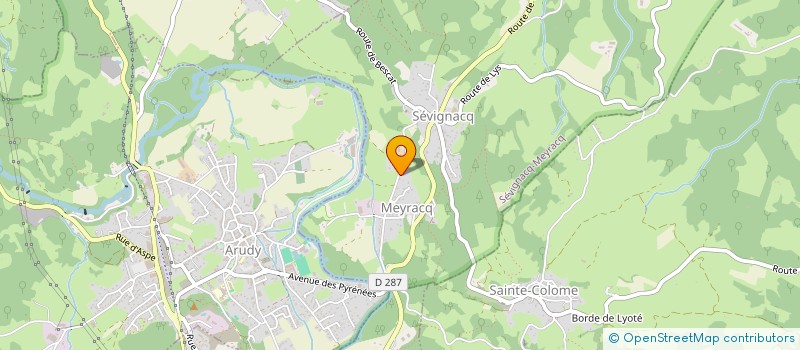 localisation de l'entreprise GAEC MONTVEAUX  SEVIGNACQ-MEYRACQ