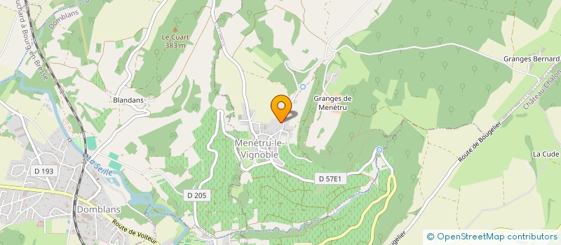 localisation de l'entreprise GAEC MOREY à LADOYE-SUR-SEILLE