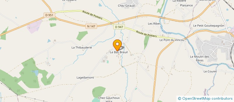 localisation de l'entreprise GAEC MORICHON à PEYRAT-DE-BELLAC