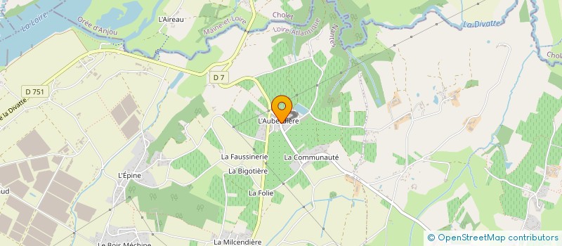 localisation de l'entreprise GAEC MORILLE-LUNEAU à DIVATTE-SUR-LOIRE