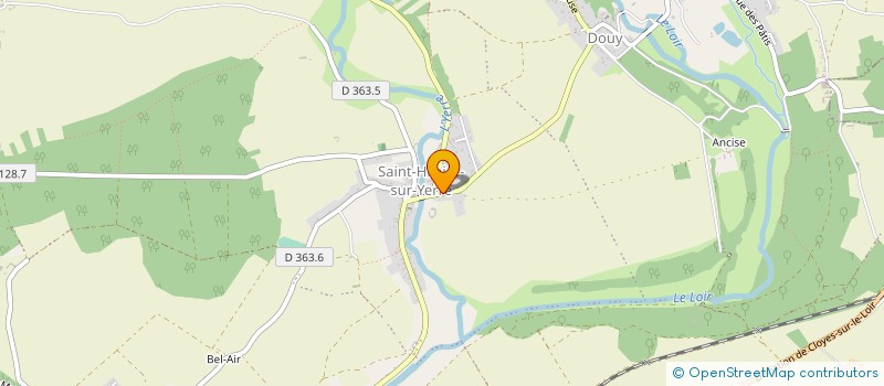 localisation de l'entreprise GAEC MOULARD VOUVRAY à CLOYES-LES-TROIS-RIVIERES