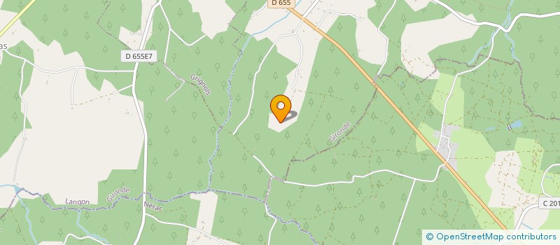 localisation de l'entreprise GAEC MOUSTOUS  COURS-LES-BAINS