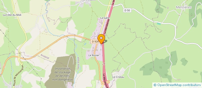 localisation de l'entreprise GAEC MUNERY-PETIT à SOULAGES