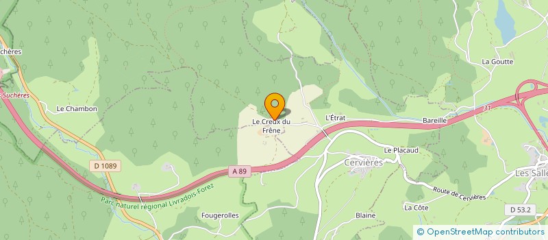 localisation de l'entreprise GAEC MURE à CERVIERES
