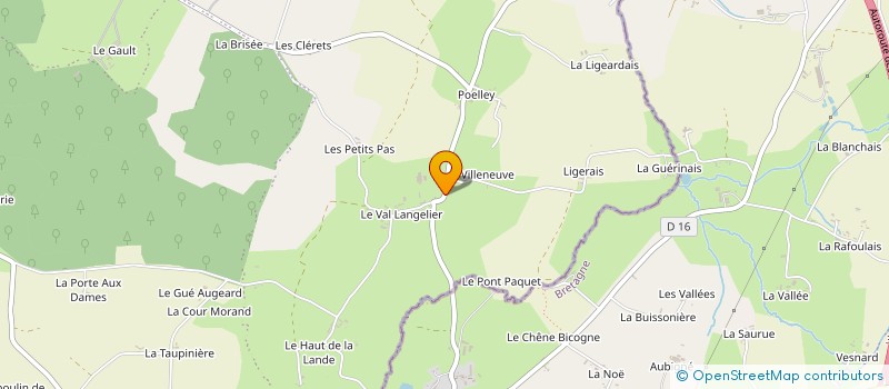 localisation de l'entreprise GAEC MURY à SAINT-JAMES