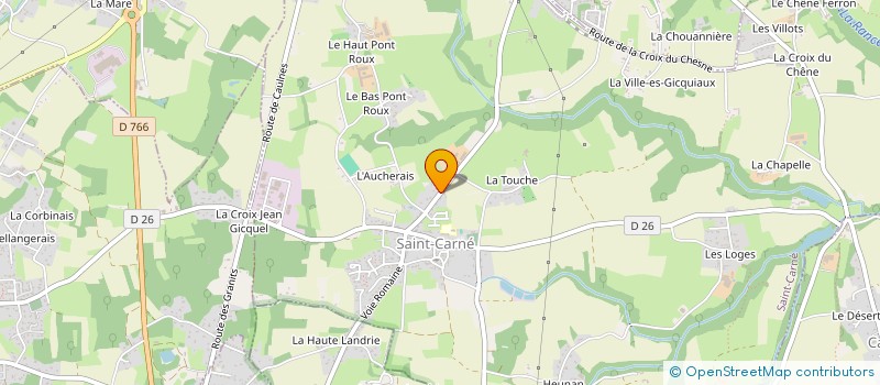 localisation de l'entreprise GAEC MURY à SAINT-CARNE