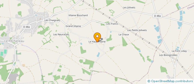 localisation de l'entreprise GAEC NANDILLON à LE PECHEREAU