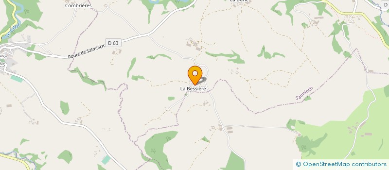 localisation de l'entreprise GAEC NATHAN RUDELLE  SALMIECH