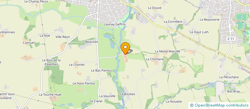 localisation de l'entreprise GAEC NEVEU-DESLOGES à GEVEZE