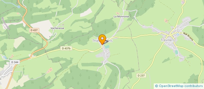 localisation de l'entreprise GAEC NICOD  LES PLAINS-ET-GRANDS-ESSARTS