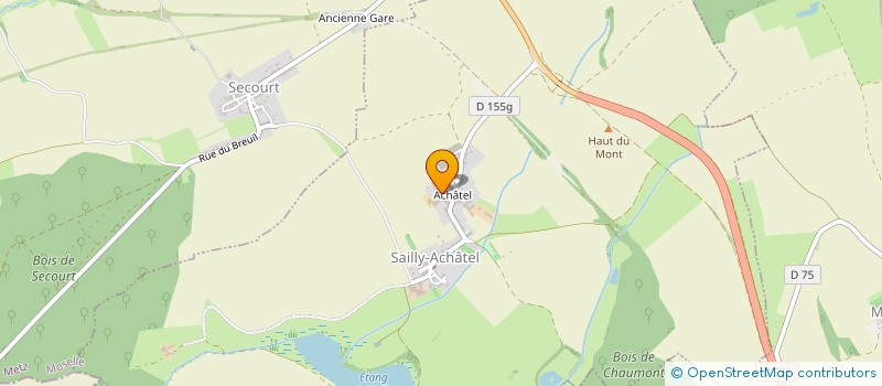 localisation de l'entreprise GAEC NICOLAS  SAILLY-ACHATEL