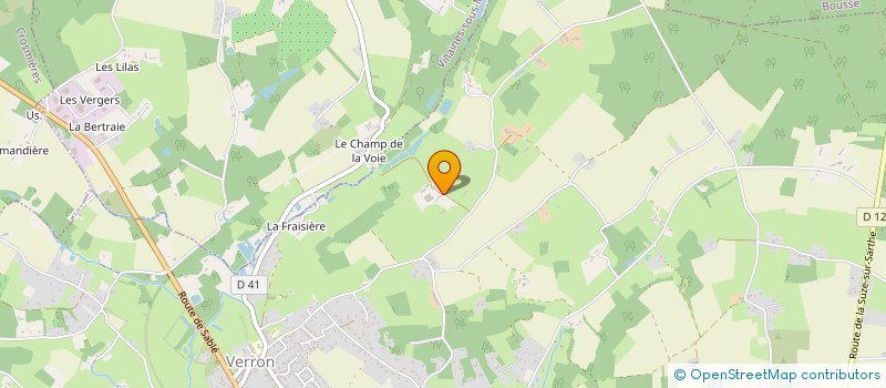 localisation de l'entreprise GAEC NIEPCERON à LA FLECHE
