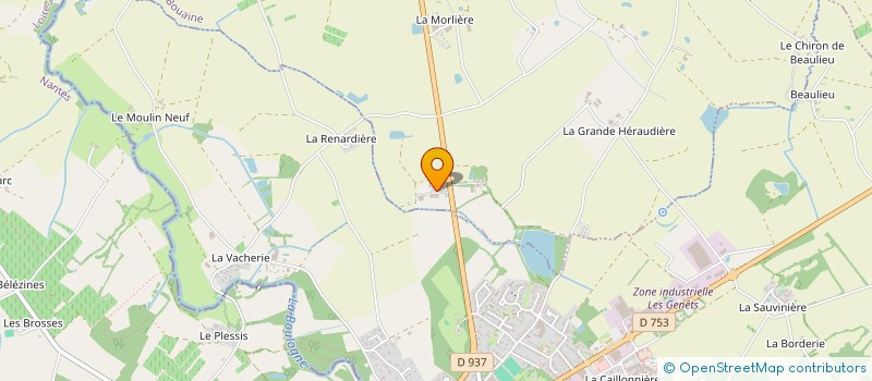 localisation de l'entreprise GAEC NOELLAND à SAINT-PHILBERT-DE-BOUAINE