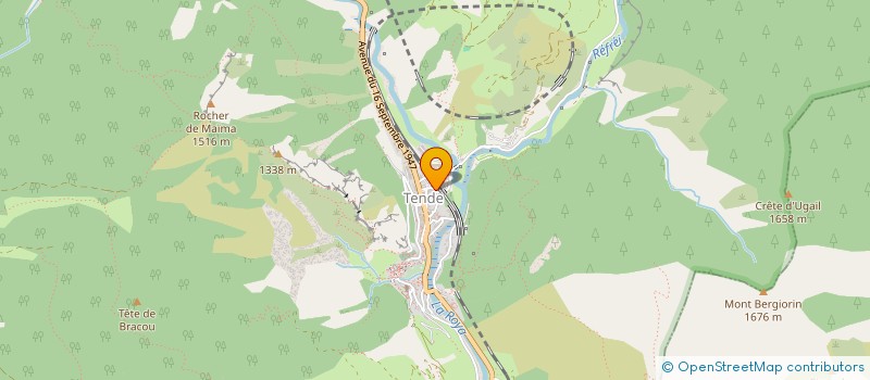 localisation de l'entreprise GAEC NOTRE DAME DES NEIGES  TENDE