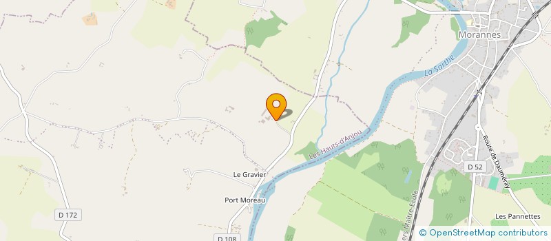 localisation de l'entreprise GAEC OISARMOR à LES HAUTS-D'ANJOU