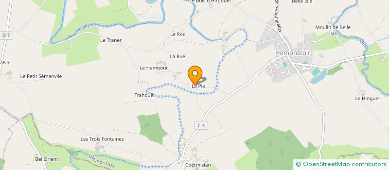 localisation de l'entreprise GAEC OLIVE  HEMONSTOIR